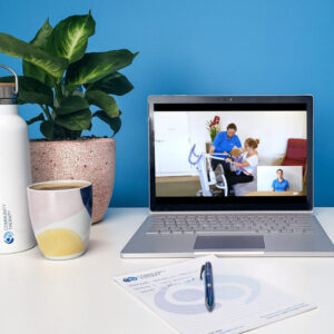 Manual Handling online Trainings on a computer screen