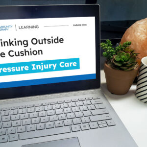 Pressure injury care course introduction screen