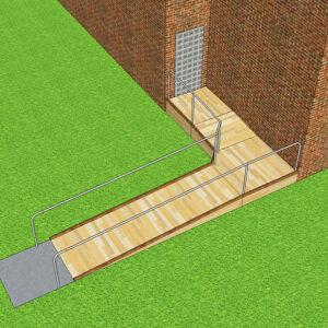 Drawing of a ramp