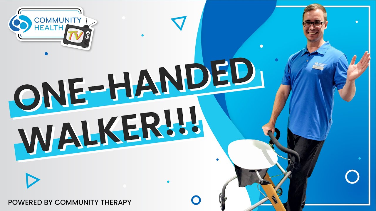 Video theumbnail with Scott using a One handed walker with a tray