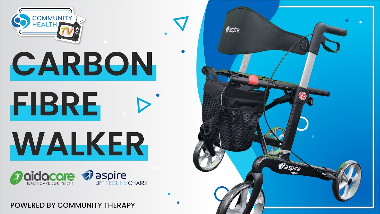 Video thumbnail showcasing the carbon fibre walker