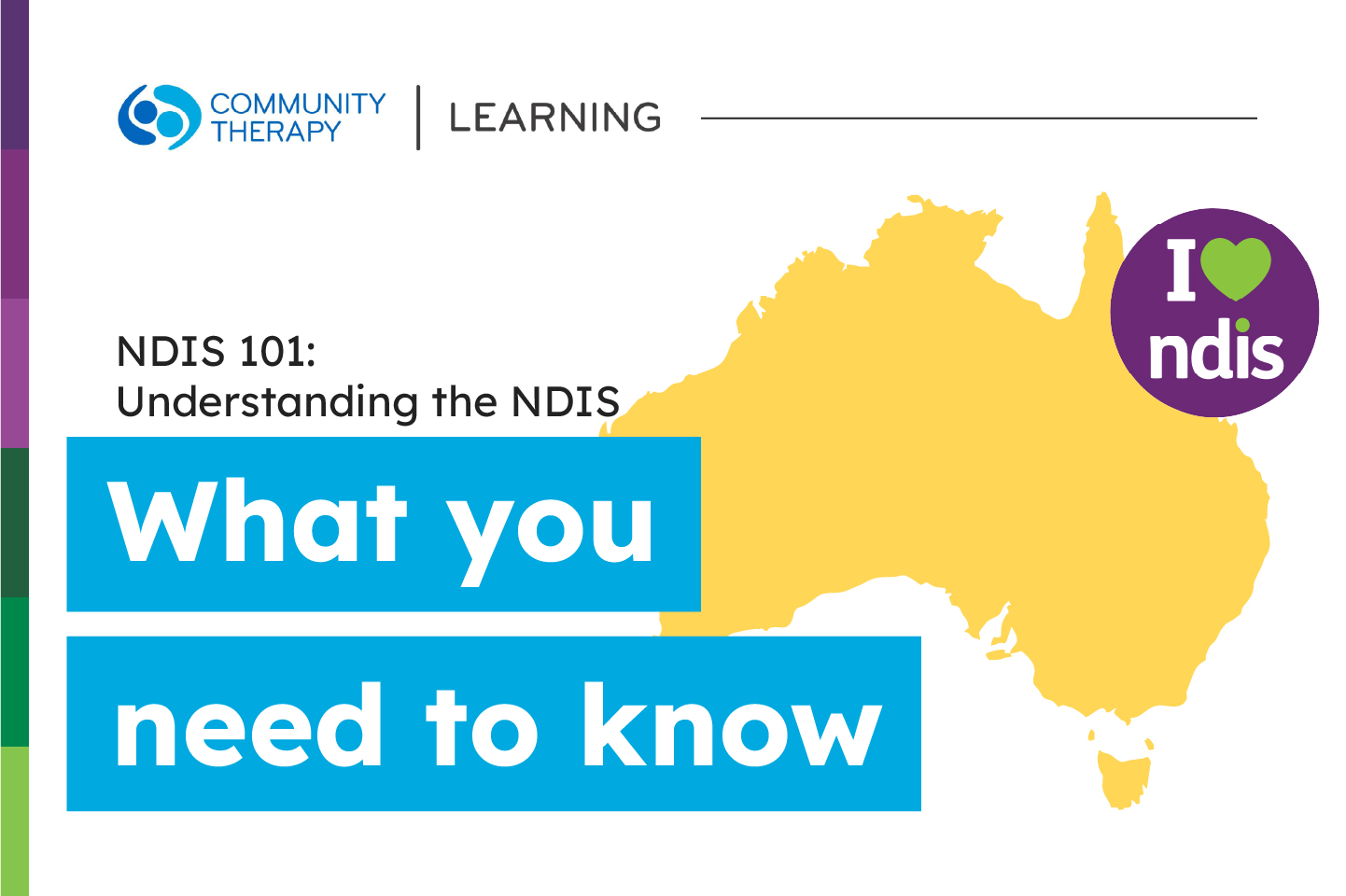 Cover for "Understanding the NDIS" training