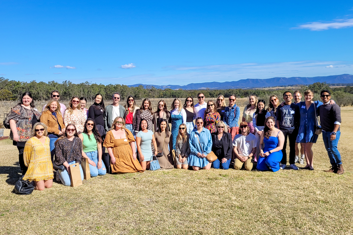 Social event team picture